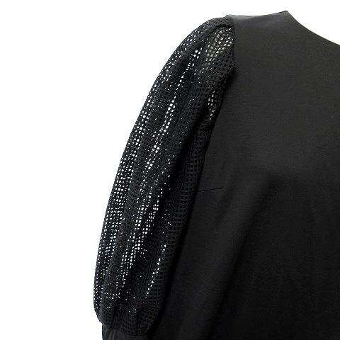 Grace class グレースクラス カットワークメッシュマキシワンピース 黒 未使用品 グレースクラス GRACE Class タグ付き 02231 32270
