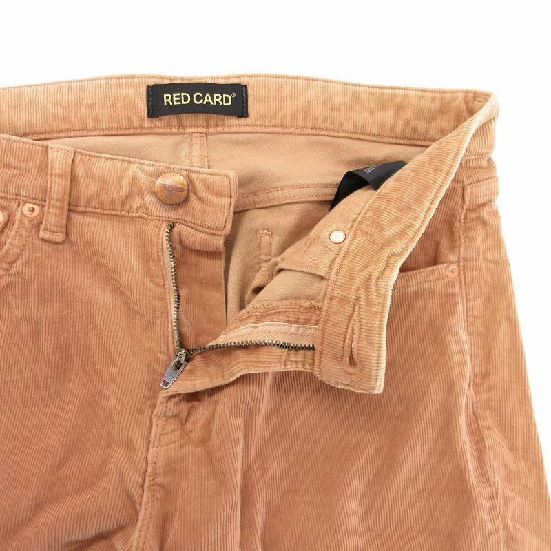 レッドカード RED CARD コーデュロイパンツ カットオフ ストレート