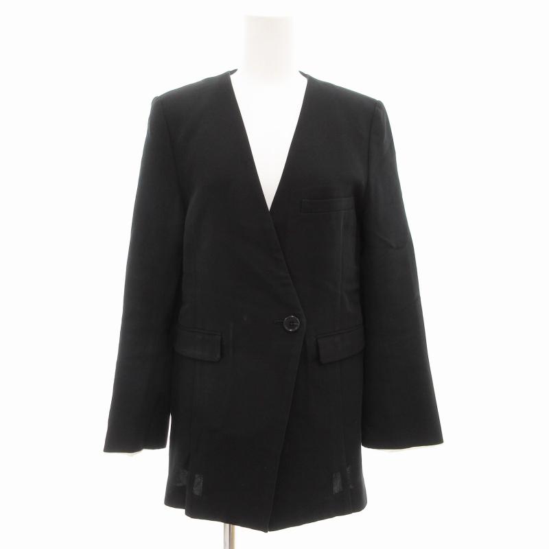 エンフォルド ENFOLD 20SS ノーカラージャケット 背抜き シングル 36 S