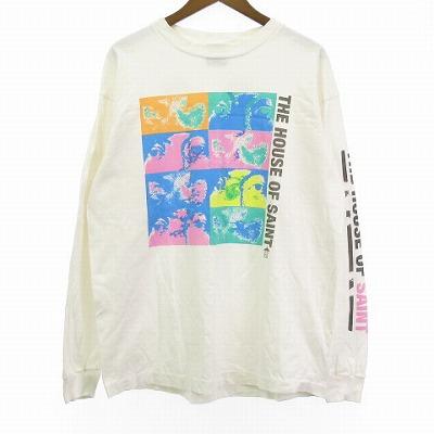 セントマイケル SAINTMICHAEL ロングTシャツ ロンT ヴィンテージ加工