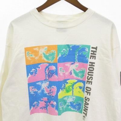 セントマイケル SAINTMICHAEL ロングTシャツ ロンT ヴィンテージ加工