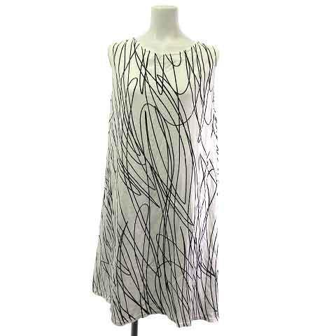 JURGEN LEHL 焦茶 半袖ニット Aライン チュニック ワンピース S-LL