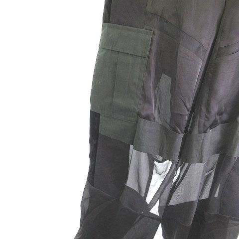 サカイ sacai 20-04902 Combo Cargo Trousers シアー 切替 カーゴ