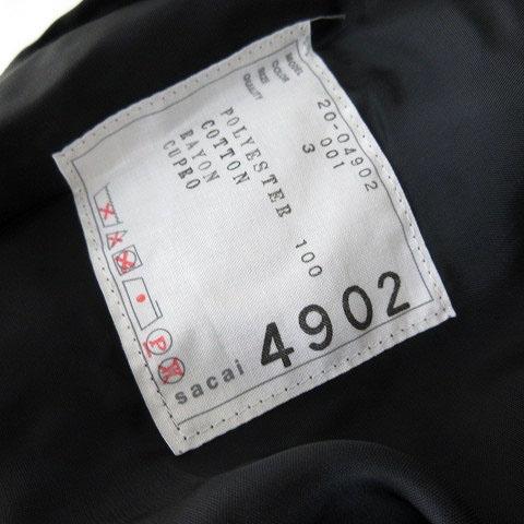 サカイ sacai 20-04902 Combo Cargo Trousers シアー 切替 カーゴ