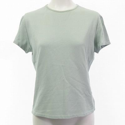 LOEWE ロエベ 美品 Tシャツ カットソー 半袖 緑 ミントグリーン S 