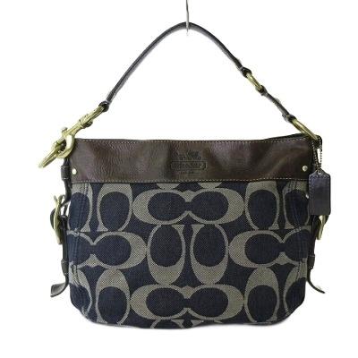 COACH コーチ ワンショルダーバッグ デニム 肩掛け シグネチャー