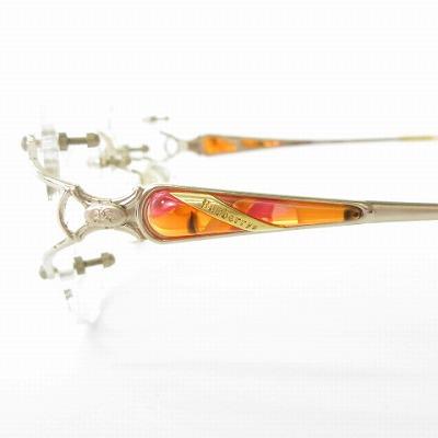 バーバリーズ Burberrys 美品 メガネ めがね 眼鏡 度入り リムレス