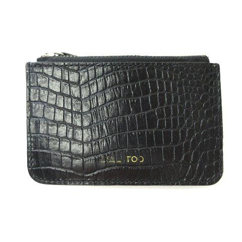 TOGA TOO ブラック折り財布 トーガ TOGA TOO leather wallet small コンパクト ウォレット