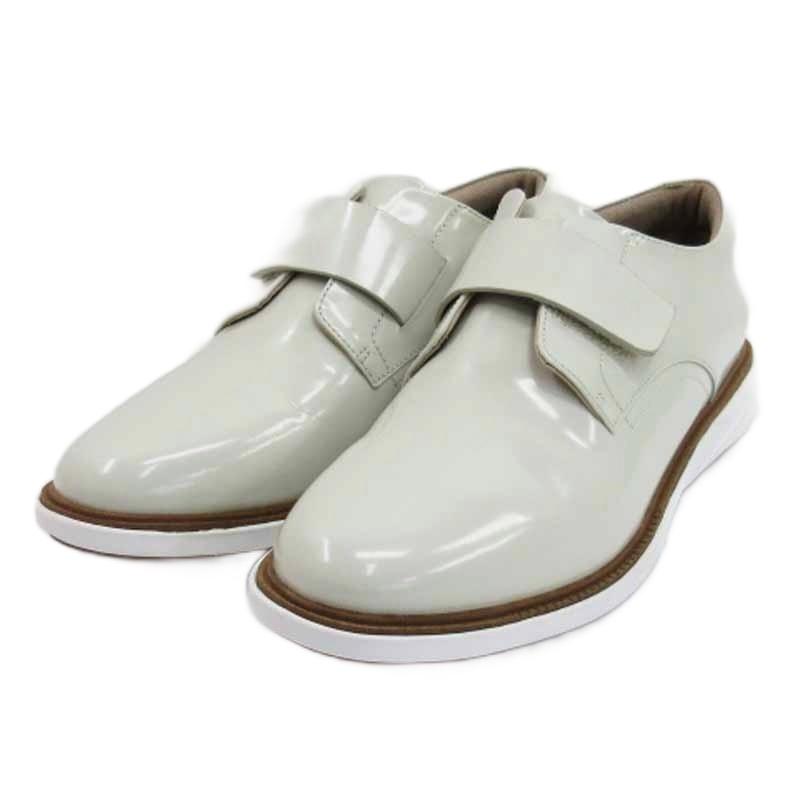 極美品 コールハーン グランドエボリューション モダンモンク 23 ホワイト コールハーン COLE HAAN GRANDEVOLUTION グランド