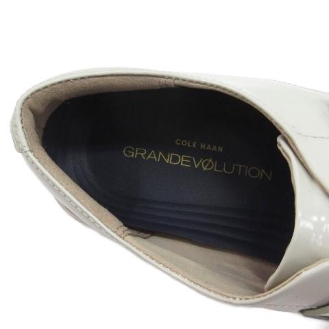 極美品 コールハーン グランドエボリューション モダンモンク 23 ホワイト コールハーン COLE HAAN GRANDEVOLUTION グランド