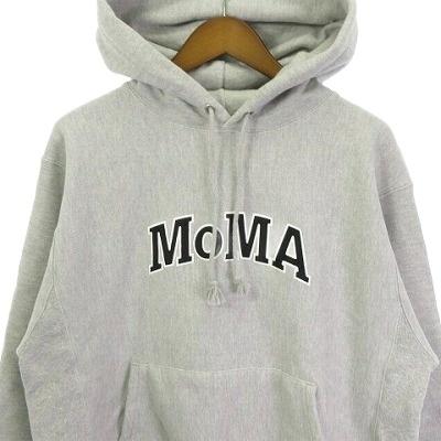 MoMA グレー スウェット トレーナー チャンピオン CHAMPION × MOMA 美