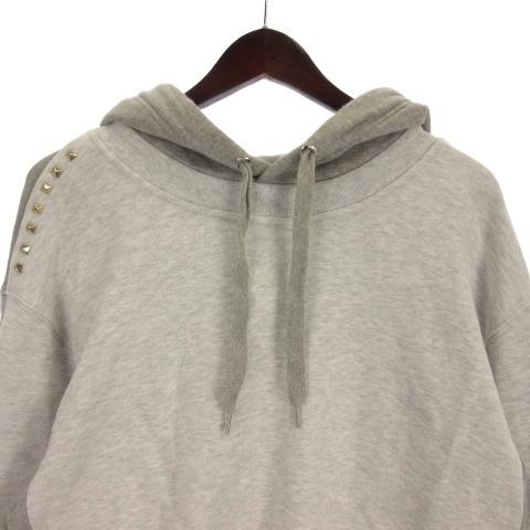 ヴァレンティノ ヴァレンチノ スウェット パーカー スタッズ グレー XL ヴァレンティノ ヴァレンチノ VALENTINO スウェット パーカー 長袖
