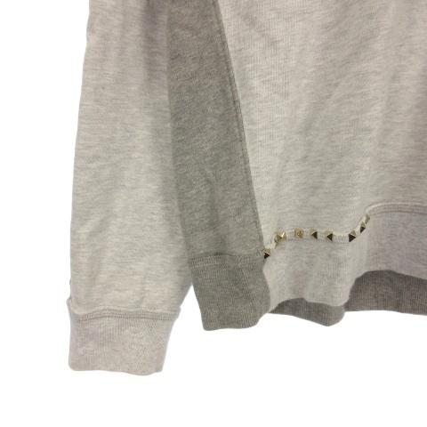ヴァレンティノ ヴァレンチノ スウェット パーカー スタッズ グレー XL ヴァレンティノ ヴァレンチノ VALENTINO スウェット パーカー 長袖