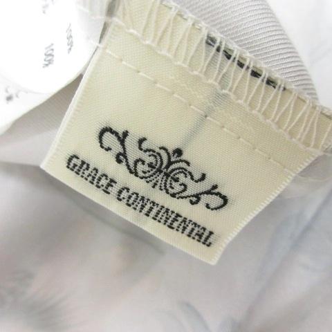 タグ付未使用■グレースコンチネンタル　豪華花柄刺繡ノースリーブワンピース　36 タグ付未使用□グレースコンチネンタル 豪華花柄刺繡