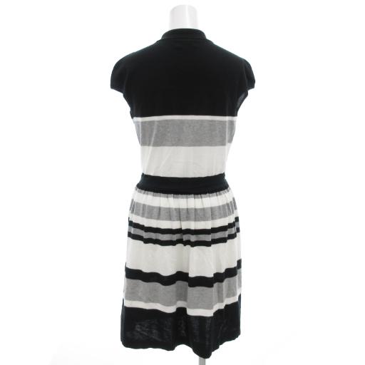 Burberry バーバリー ブルーレーベル 黒 ノースリーブ ワンピース 膝丈 BURBERRY BLUE LABEL（バーバリーブルーレーベル） ノースリーブ