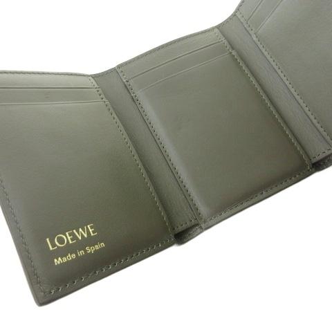 LOEWE（ロエベ） ペブル トライフォールドウォレット 三つ折り財布