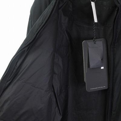 未使用品 ブラックサンド BLACK SAND タグ付き ダウンジャケット ダウンコート ブルゾン パーカー 黒 ブラック XXL ■GH メンズ_5