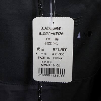 未使用品 ブラックサンド BLACK SAND タグ付き ダウンジャケット