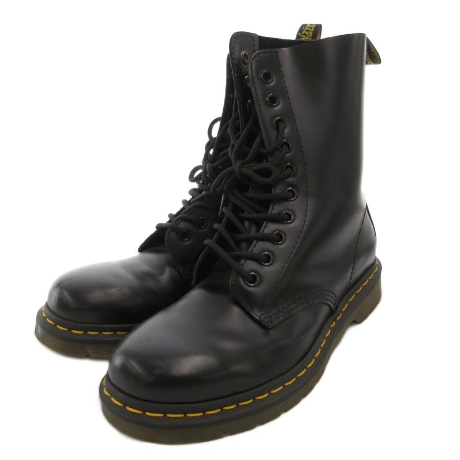【中古】ドクターマーチン DR.MARTENS 10ホール ブーツ ショート レースアップ UK5 AW004 /FF レディース Dr.Martens（ドクターマーチン） DR.MARTENS 10ホール ブーツ ショート