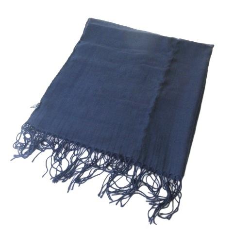 GUCCI グッチ ストール 大判 GG シルク カシミヤ ウール フリンジ  