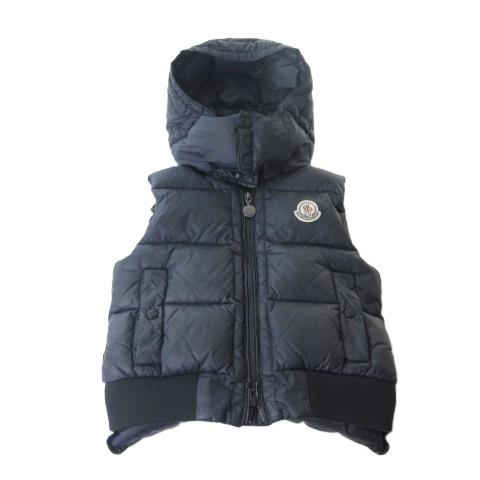 MONCLER（モンクレール） キッズ ダウンベスト フーデッド ジップ 