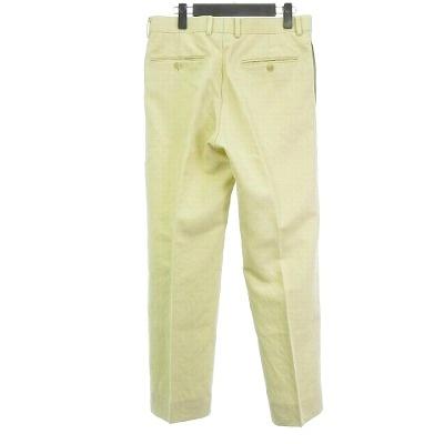 オーラリー AURALEE 24SS 美品 HARD TWIST FINX LINEN CHINO リネン パンツ スラックス ? イエロー系 3 約S メンズ_1