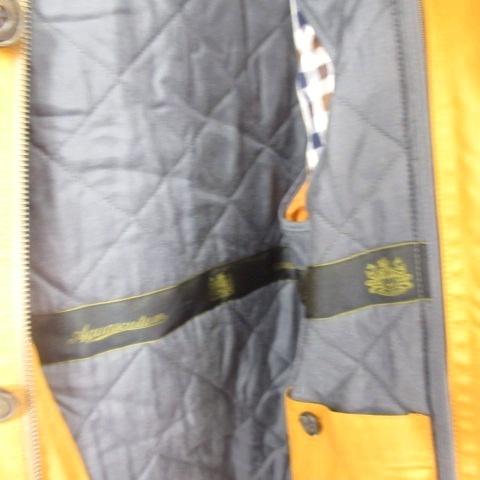 【中古】アクアスキュータム AQUASCUTUM マウンテンパーカ コート 中綿ライナー 2WAY 2209412009 マスタード 34  メンズ アクアスキュータム AQUASCUTUM マウンテンパーカ コート 中綿ライナー
