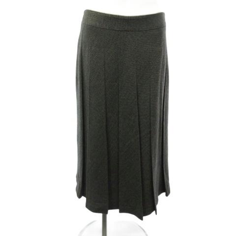 オールドイングランド OLD ENGLAND ミモレ丈 スカート ウール グレー