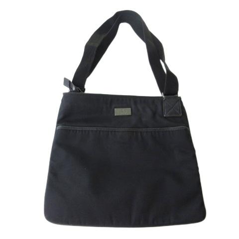GUCCI（グッチ） GUCCI 141626 ショルダーバッグ ナイロン 黒 ブラック