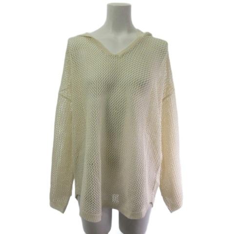 スタイルミキサー STYLEMIXER メッシュニット フーデッド プルオーバー 