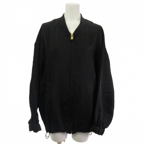 【中古】Curensology カレンソロジー CL407004ER ジャケット ブルゾン ジップアップ 黒 ブラック F メンズ Curensology（カレンソロジー） CL407004ER ジャケット ブルゾン