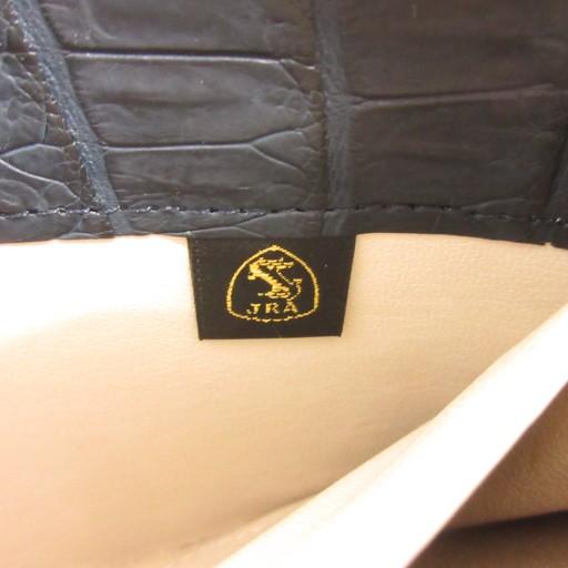 JRA 長財布 ウォレット ラウンドファスナー クロコダイルレザー 紺