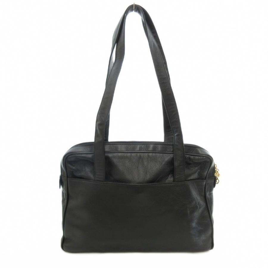 Paloma Picasso ショルダーバッグ レザー 黒 ブラック Xモチーフ /NL 