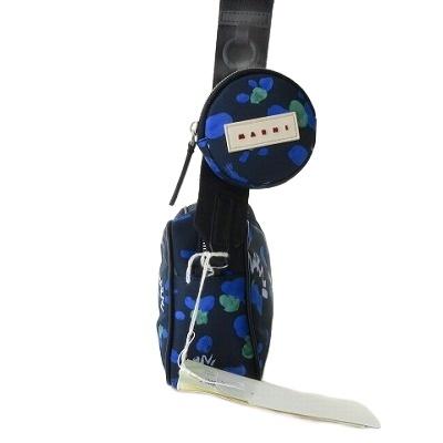 【中古】未使用品 マルニ MARNI タグ付き カメラバッグ ショルダーバッグ ボディバッグ 肩掛け 青系 ブルー ネイビー MARNI（マルニ） 未使用品 タグ付き カメラバッグ ショルダーバッグ