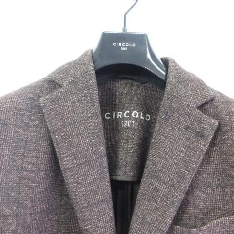 チルコロ1901 CIRCOLO1901 テーラードジャケット ウールライク 