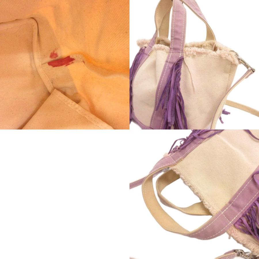 アヤコ ayako トートバッグ ショルダー キャンバス フリンジ スエード