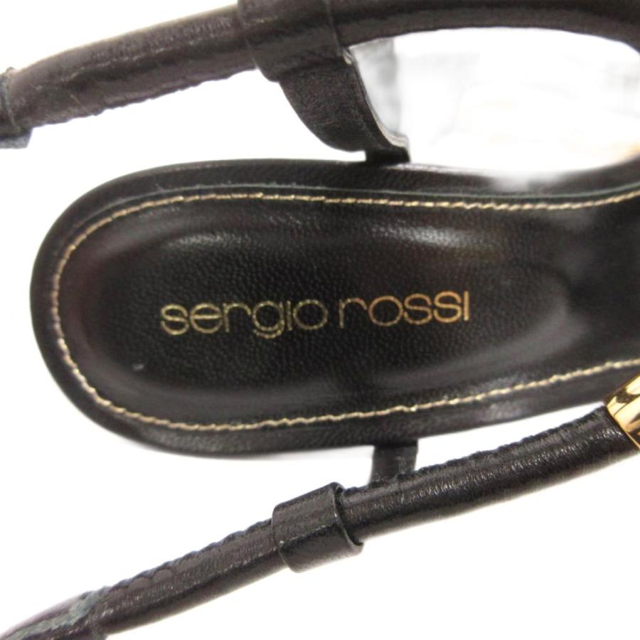 Sergio rossi（セルジオロッシ） 美品 サンダル ミュール ピンヒール