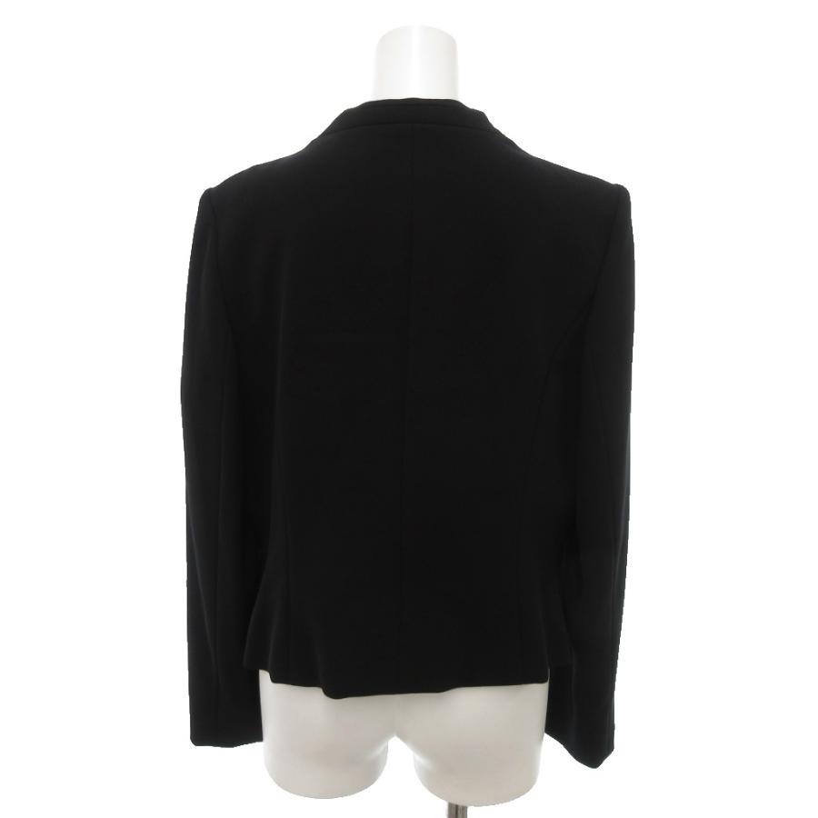 15号イギン、ノーカラーフォーマルジャケット 東京イギン MENOD ジャケットノーカラー フォーマル 13AR 黒 ブラック