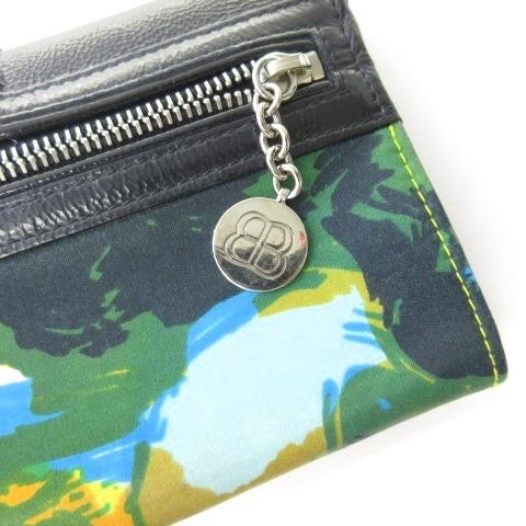 BALENCIAGA（バレンシアガ） 長財布 ウォレット サテン パテント