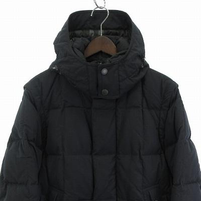 美品　BURBERRY LONDON バーバリーロンドン　ダウンベスト　ブラック 美品 BURBERRY LONDON バーバリーロンドン ダウンベスト ブラック 中古