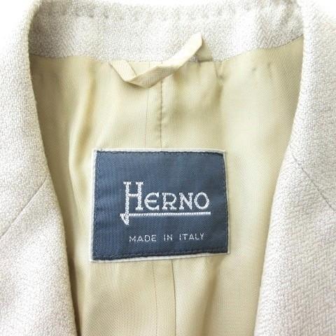 ヘルノ HERNO テーラードジャケット シングル シルク カシミヤ 