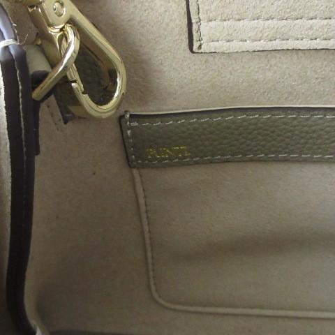 【中古】プンティ PUNTI. 美品 25AW 2WAY MIRROR ショルダーバッグ ハンドバッグ レザー ヘーゼル ベージュ系 プンティ PUNTI. 美品 25AW 2WAY MIRROR ショルダーバッグ