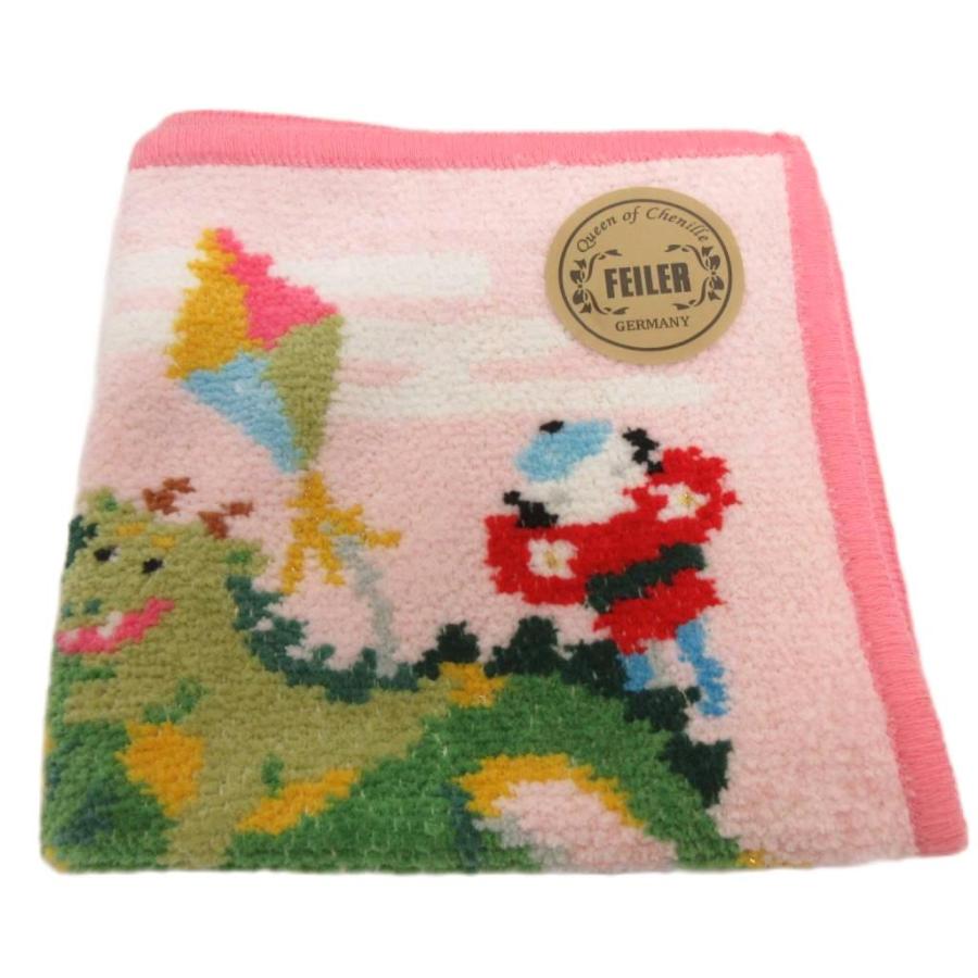 未使用品 フェイラー FEILER ハンカチ タオルハンカチ ハンドタオル 龍