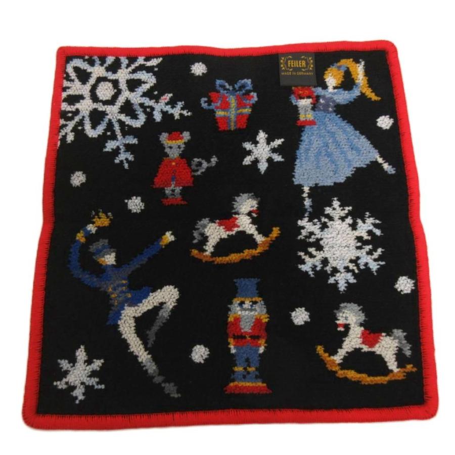 新品 フェイラー ハンドタオル クリスマス カスノワゼットくるみ割り人形ハンカチ 未使用品 フェイラー FEILER ハンカチ タオルハンカチ ハンドタオル