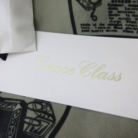 未使用品 グレースクラス GRACE Class フォトプリントシャツドレス