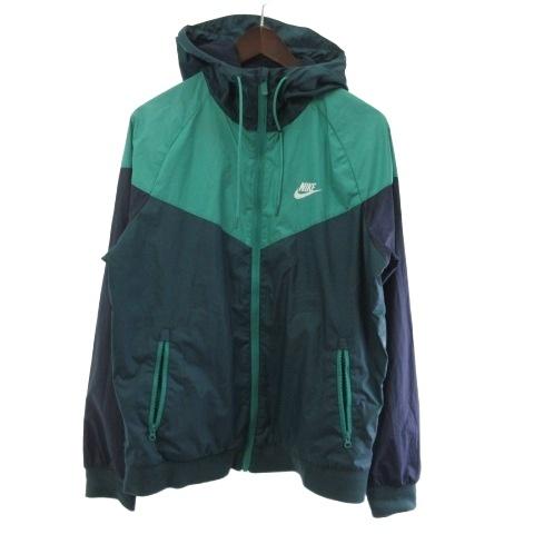 NIKE（ナイキ） ウィンドブレーカー ジップ ジャケット グリーン 緑 M