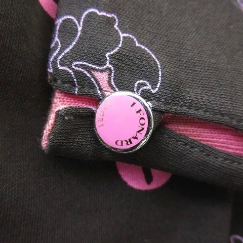 レオナールスポーツ LEONARD SPORT ポロシャツ 長袖 ロゴプリント 7分