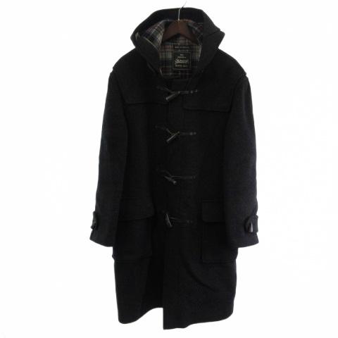 【最終価格！】Gloverall ダッフルコート フード付き黒色　US40 グローバーオール Gloverall 90's ヴィンテージ ダッフルコート