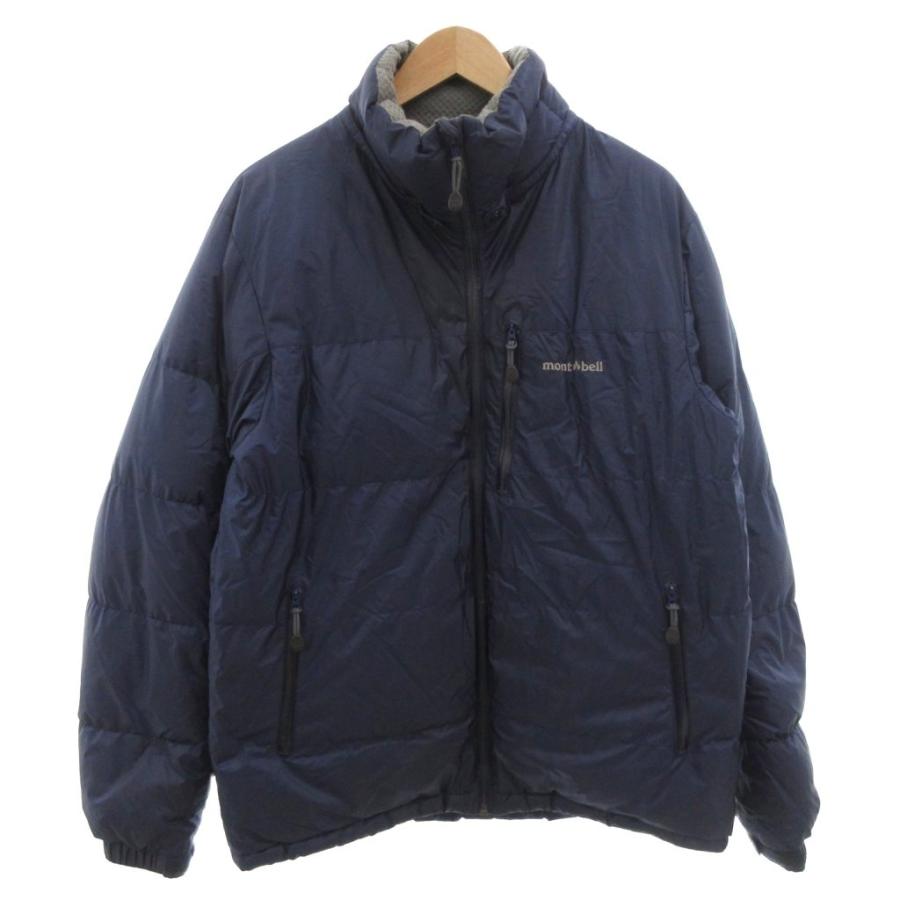 モンベル Montbell パーマフロストダウンパーカ ダウンジャケット L 青