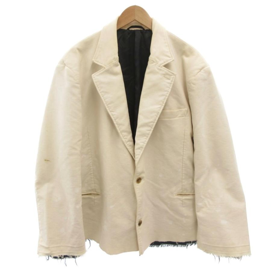 強*欲様 ダブレット doublet 23AW ツイードジャケット ダブレット doublet 23AW OVERSIZED DAMAGED TAILORED JACKET